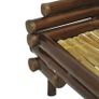 Bed Frame Dark Brown Bamboo 140x200 cm Image 6