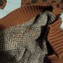 Ribbed lose leopard print polo neck jumper Image 4