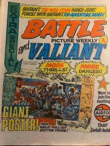 Battle and Valiant Comics x 10 Issues-Full Run 23rd Oct 1976- 25th Dec- Continuous, Vintage UK Comics. IPC Magazines