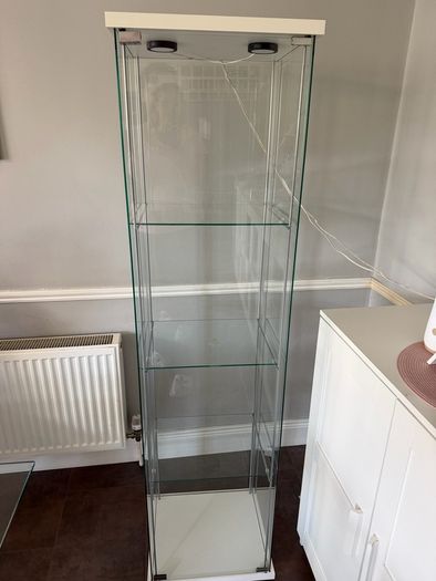 Glasses door cabinet