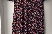 Lipsy Ditsy Underbreast Midi dress multicoloured size 12
