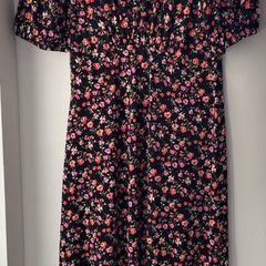 Lipsy Ditsy Underbreast Midi dress multicoloured size 12