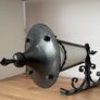 French wrought iron milk shade Paris light Image 5