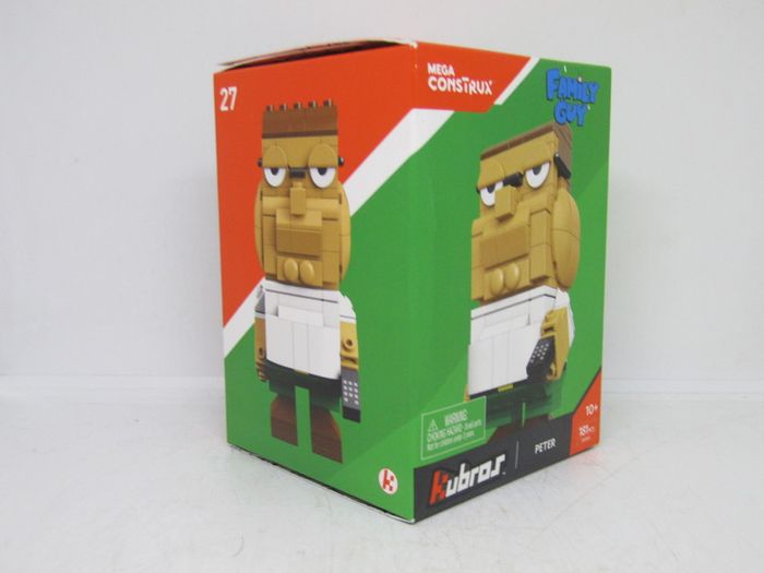 Kubros Mega Construx Collectors Kubros Peter Griffin Family Guy 181pcs Building Set Brand New Sealed Also Compatible With Lego And Other Brand