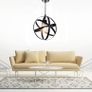 Black Industrial Ceiling Lights | Ceiling Light | Ceiling Light Fitting Round Pendant Lighting Ceiling | Retro Chandeliers Ceiling Light E27 Bulb For Living Room Hallway Kitchen Bedroom Lighting (FREE POSTAGE) Image 3