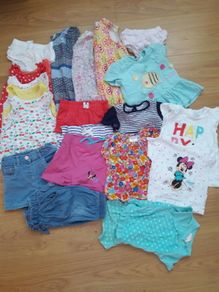 6 - 9 month baby girl summer bundle