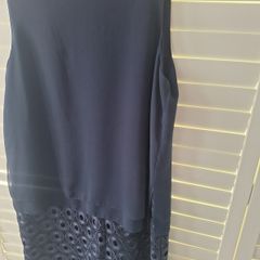 Hobbs scalloped edge dress