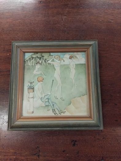 Framed Golf Print