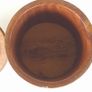 Turned round wooden box with lid Image 3