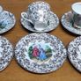 Bone China Tea Trio / Set, 22k Gold Rim Image 6