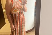 zara crochet dress