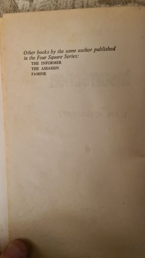 Insurrection By Liam O Flaherty Published By Landsborougho Publications London. . FIRST EDITION 1959. Paperback In Good Condition. Plus 5 othet O'FLAHERTY BOOKS.