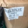 Ball valve for milking technology 75mm and 50mm PVC-U fitting farming technology Image 3