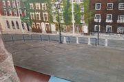 Original painting of St Stephens Green, Dublin. oil on canvas, Not Framed