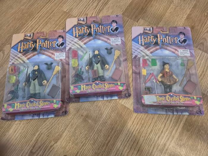 3 Vintage Harry Potter Figures