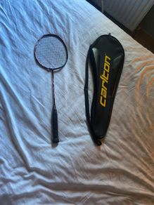 Yonnex Astrox 100 GAME, custom stung (Bg 65 black) @ 12.5kg tension. Factory grip