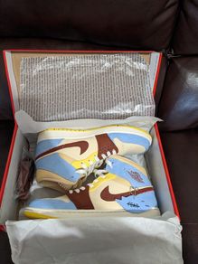 Jordan 1 Mid Fearless Maison Chateau Rouge