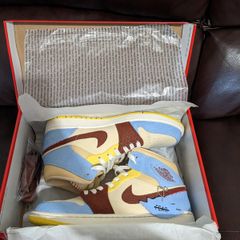 Jordan 1 Mid Fearless Maison Chateau Rouge