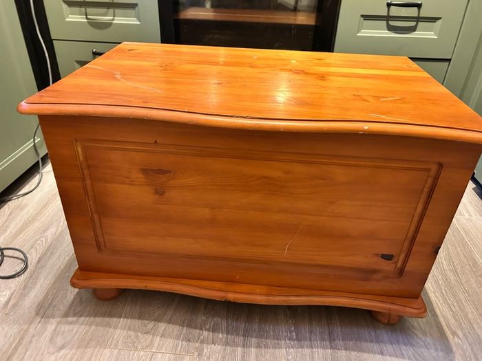 Solid wood trunk