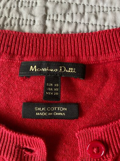 Massimo Dutti cardigan cotton-silk size xs
