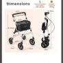 Brand New Rollator Walker Image 8