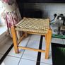 Vintage weave stool Image 5