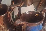 5 Victorian Lustre Jugs