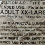 Adult Buoyancy aid life jacket XX Large Image 4