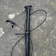 Dropper Seatpost MTB Brand X Ascend 150mm, 31.6mm seatpost with remote lever