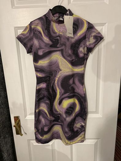 new Bershka cut out back dress