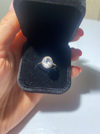 Morganite Ring 9ct Gold