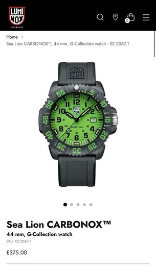 (Brand New)Luminox - Sea Lion Date Green