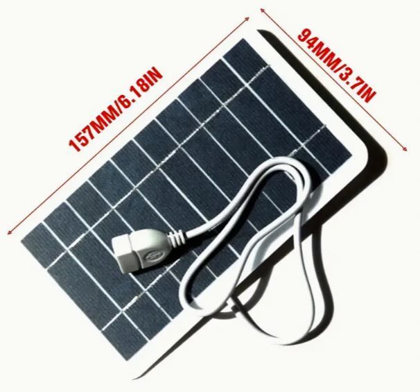 Solar Charger with USB conection. New, unopened.