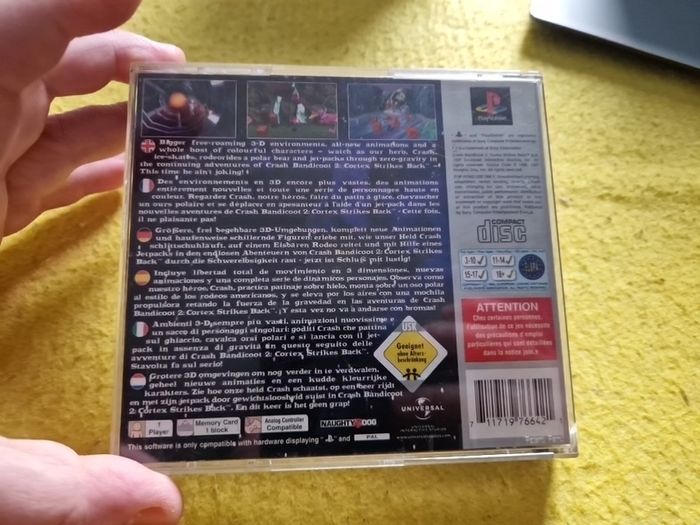 Crash Bandicoot 2 PlayStation1 Ps1 PlayStation2 Ps2 games Original