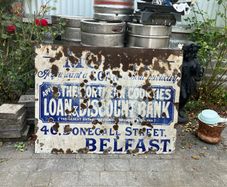 enamel sign  4ftx 3