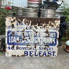 enamel sign  4ftx 3
