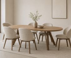 Sova Extendable Round Dining Table