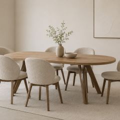 Sova Extendable Round Dining Table