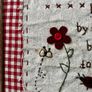 Vintage Embroidered Gingham Picture Frame Image 10