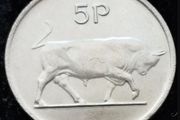 [#50] - Ireland 1978 | Irish 5p | Five Pence | Bull | KM.22 | UNC