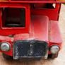 (12" long) London Evening News Oxford Diecast Vintage Model Double Decker Red Bus Image 7