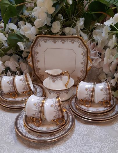 Royal Cauldon tea set