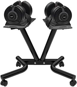 Adjustable Dumbbell Stand Fitness Dial Dumbbell Rack with Adjustable Belt for Home Gym Set