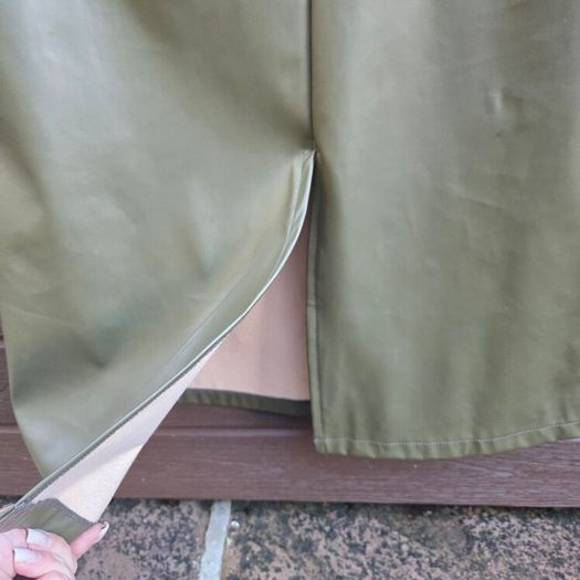 Green Faux leather set, size 10