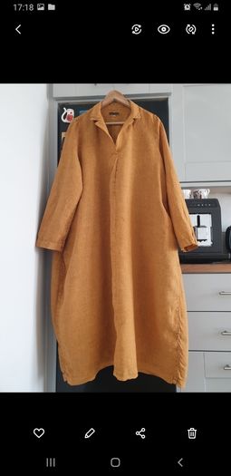 Oska Linen Dress Size 4