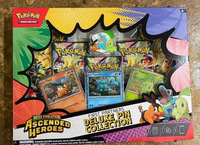 Pokemon Cards - Ascended Heroes First Partners Deluxe Pin Collection