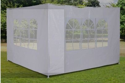 3m Gazebo Replacement-Side Panel White