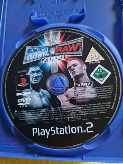W Smack Down vs Raw 2006 PlayStation2 Ps2 games Original