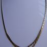 Vintage Solid 9ct Gold 375 Flat Herringbone Style Wishbone Necklet 2,08g Image 2