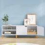 New Snow White TV Stand Cabinet Display (160cm)  FREE P&P Image 6